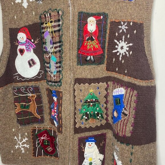 Design Studio Fa La La Christmas Sweater Vest - Picture 2 of 5